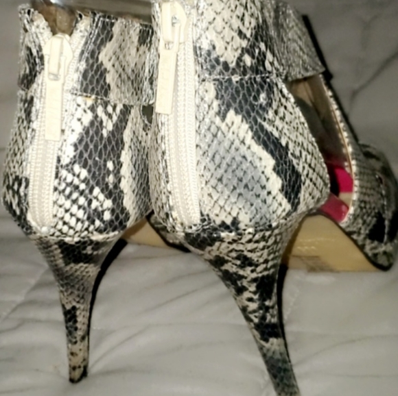 Size 8 Snake Skin Heels - Picture 2 of 3